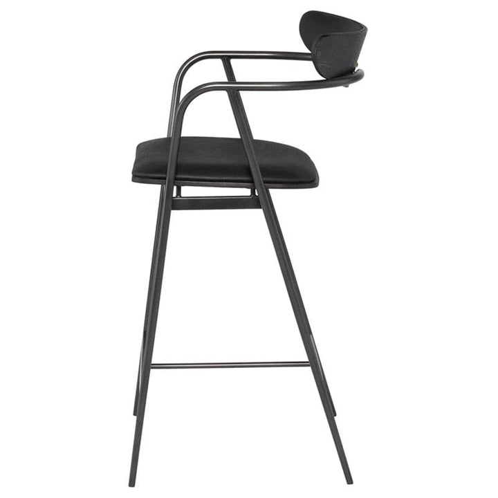 Gianni Counter Stool-Nuevo-NUEVO-HGSR797-Bar StoolsBlack-Leather-6-France and Son