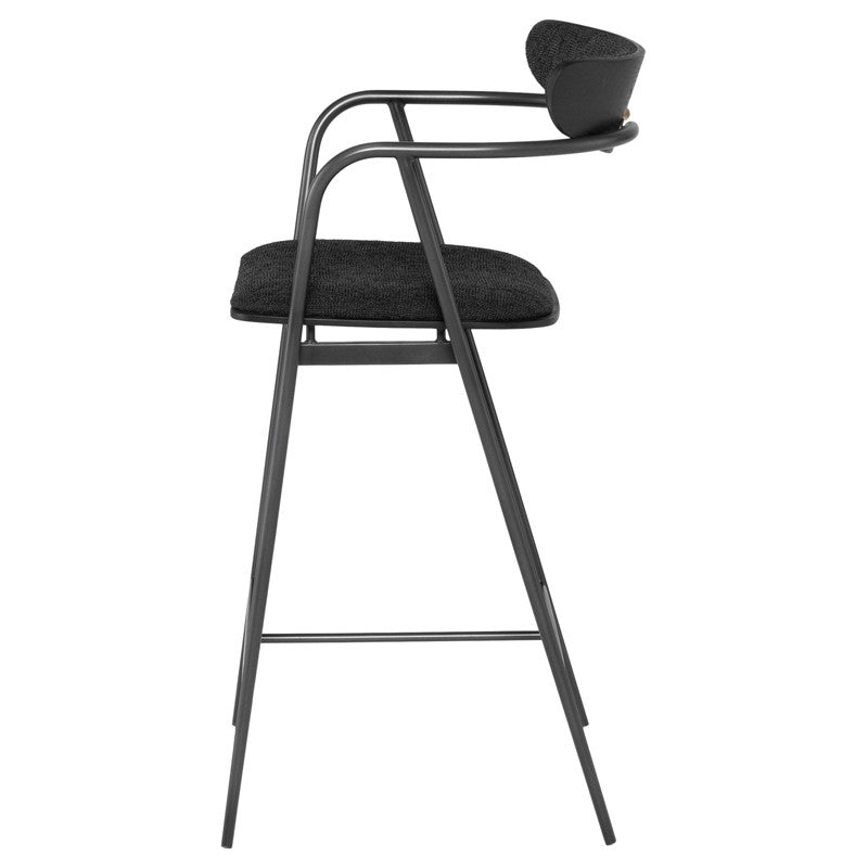 Gianni Counter Stool-Nuevo-NUEVO-HGSR799-Stools & OttomansActivated Charcoal-3-France and Son