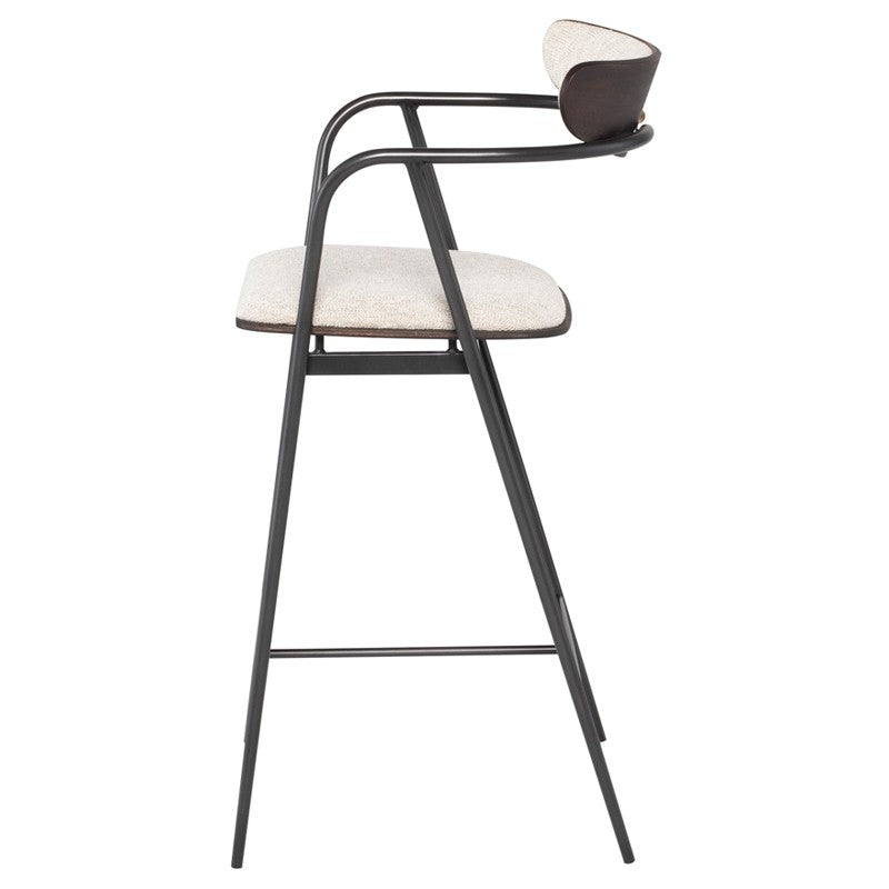 Gianni Counter Stool-Nuevo-NUEVO-HGSR799-Stools & OttomansActivated Charcoal-4-France and Son