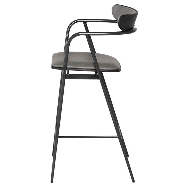 Gianni Counter Stool-Nuevo-NUEVO-HGSR797-Bar StoolsBlack-Leather-9-France and Son