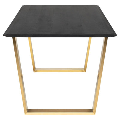 Linea Dining Table-Nuevo-NUEVO-HGSR831-Dining TablesBrushed Gold-Large-6-France and Son