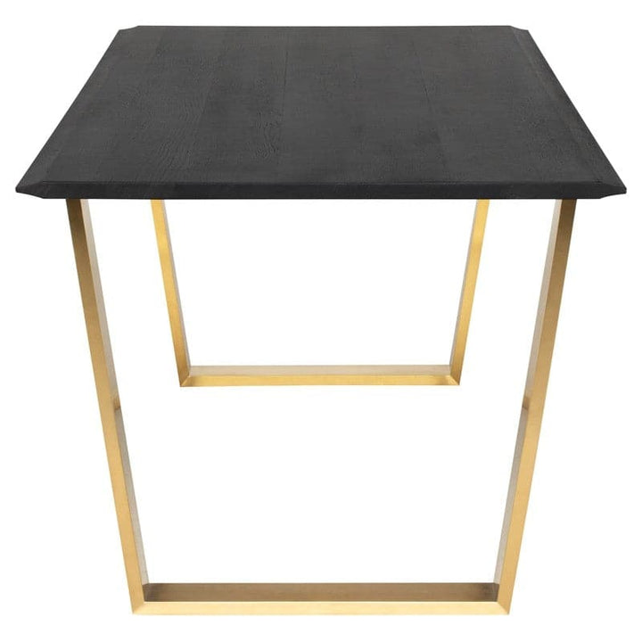 Linea Dining Table-Nuevo-NUEVO-HGSR831-Dining TablesBrushed Gold-Large-3-France and Son