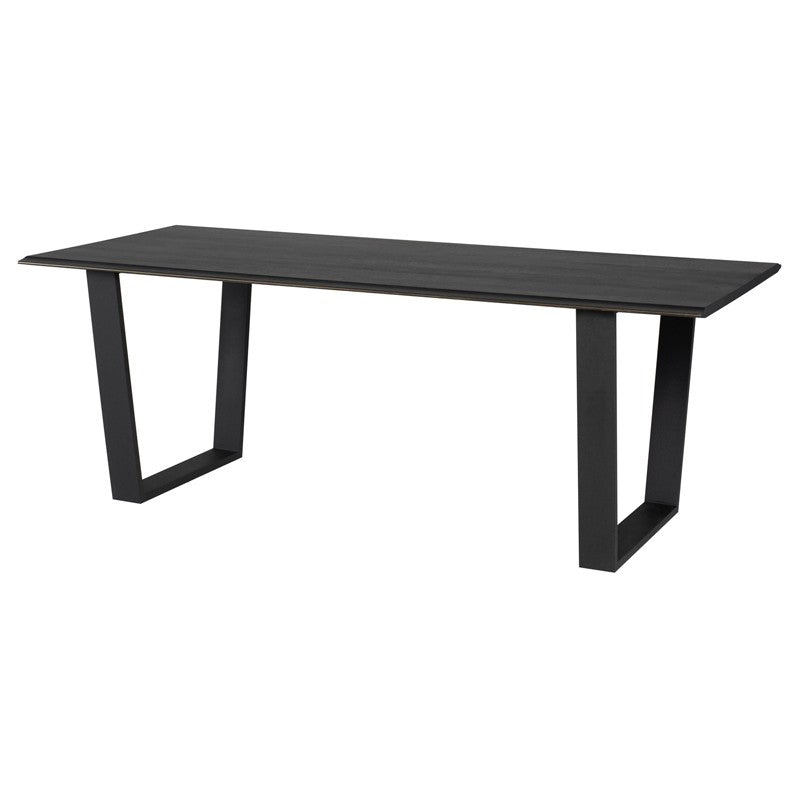 Linea Dining Table-Nuevo-NUEVO-HGSR832-Dining TablesMatte Black-Small-10-France and Son