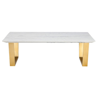 Catrine Coffee Table-Nuevo-NUEVO-HGNA309-Coffee TablesBrushed Gold Legs-Black Wood Vein-7-France and Son