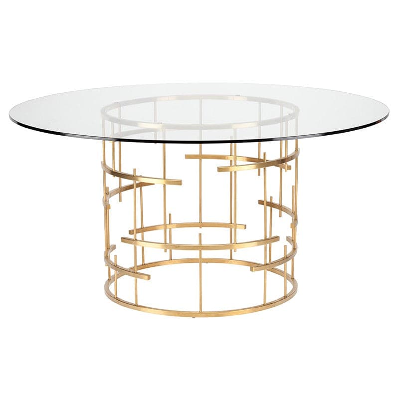 Tiffany Dining Table-Nuevo-NUEVO-HGSX220-Dining TablesOval-Gold-9-France and Son