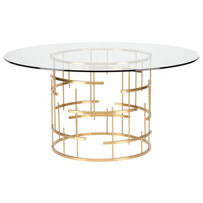 Tiffany Dining Table-Nuevo-NUEVO-HGSX220-Dining TablesOval-Gold-10-France and Son