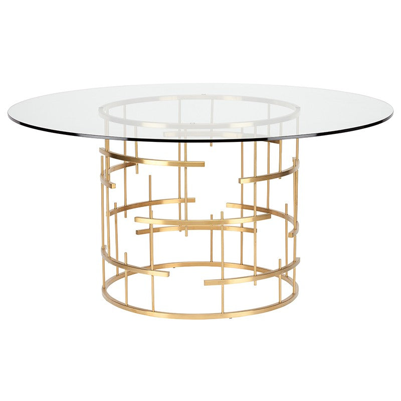 Tiffany Dining Table-Nuevo-NUEVO-HGSX220-Dining TablesOval-Gold-10-France and Son