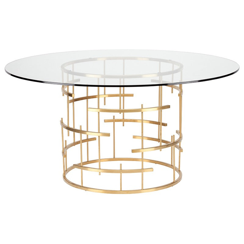 Tiffany Dining Table-Nuevo-NUEVO-HGSX216-Dining TablesRound-Gold-8-France and Son