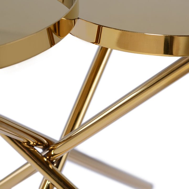 Olivia Side Table-Nuevo-NUEVO-HGSX399-Side TablesPolished Gold-7-France and Son
