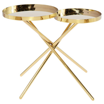 Olivia Side Table-Nuevo-NUEVO-HGSX399-Side TablesPolished Gold-1-France and Son