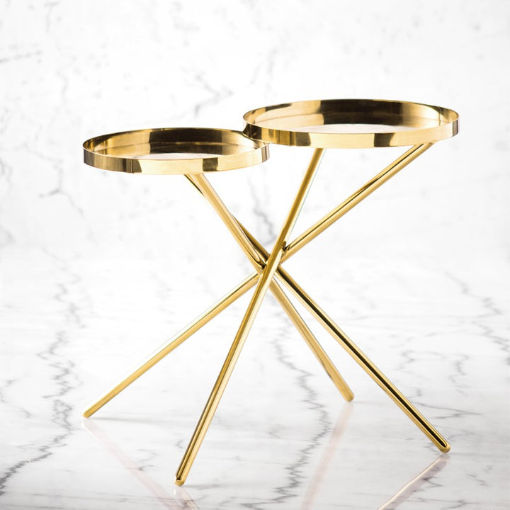 Olivia Side Table-Nuevo-NUEVO-HGSX399-Side TablesPolished Gold-3-France and Son