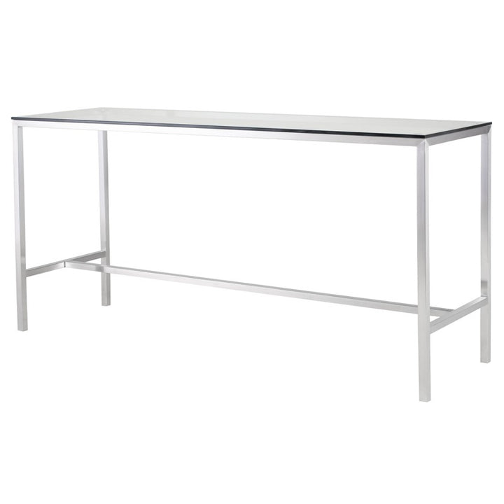 Verona Counter Table-Nuevo-NUEVO-HGTA750-Console TablesClear-72″ x 21.8″ x 36″-1-France and Son