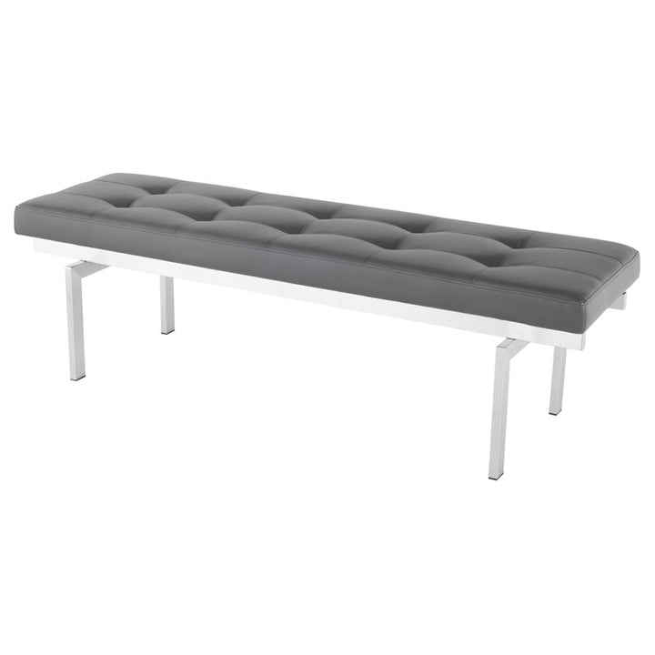 Louve Bench-Nuevo-NUEVO-HGTA898-BenchesLarge-brushed stainless base-grey-18-France and Son