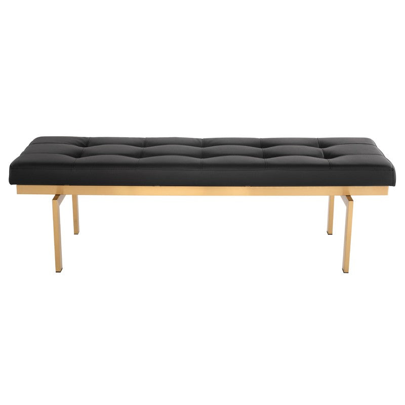 Louve Bench-Nuevo-NUEVO-HGTB130-BenchesSmall-brushed stainless base-black-23-France and Son