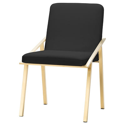 Nika Dining Chair-Nuevo-NUEVO-HGTB445-Dining ChairsGold-Black-22-France and Son