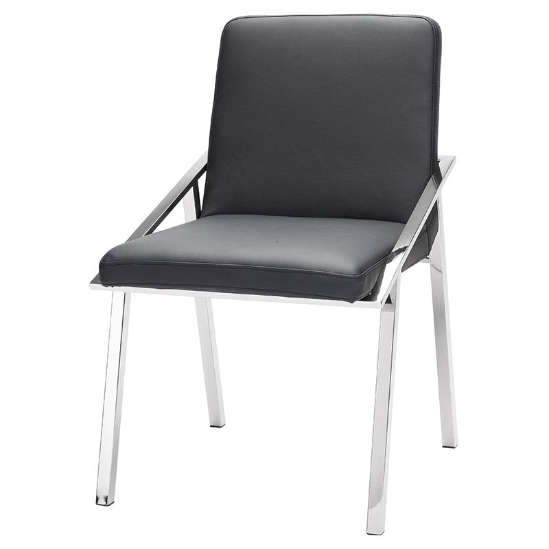 Nika Dining Chair-Nuevo-NUEVO-HGTB447-Dining ChairsSilver-Black-17-France and Son