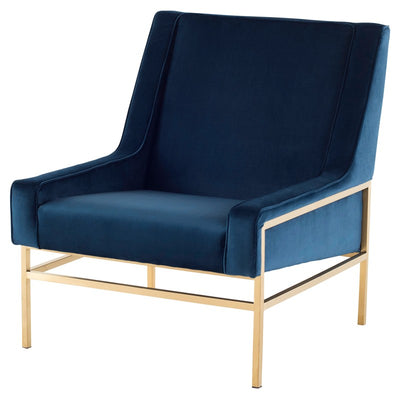 Theodore Occasional Chair-Nuevo-NUEVO-HGTB580-Lounge ChairsBlue (Silver Frame)-13-France and Son