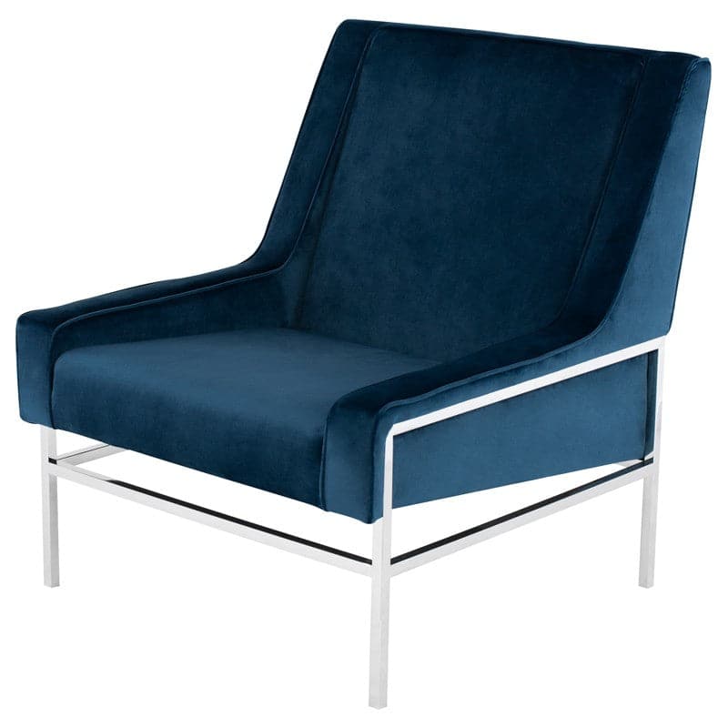Theodore Occasional Chair-Nuevo-NUEVO-HGTB580-Lounge ChairsBlue (Silver Frame)-17-France and Son