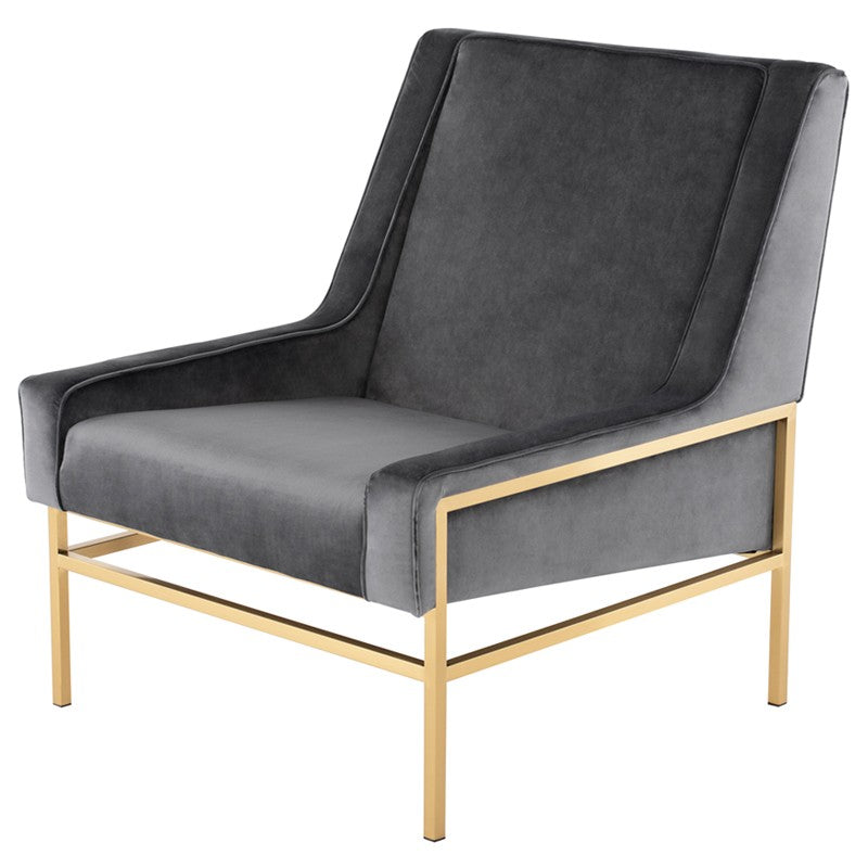 Theodore Occasional Chair-Nuevo-NUEVO-HGTB581-Lounge ChairsGrey (Gold Frame)-21-France and Son