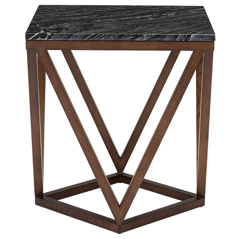 Jasmine Side Table-Nuevo-NUEVO-HGTB263-Side Tableswhite marble-brushed gold-19-France and Son
