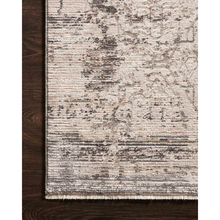 Homage HOM-01 Graphite / Beige Area Rug-Loloi-LOLOI-HOMAHOM-01GTBE2034-Rugs2'-0" x 3'-4"-3-France and Son