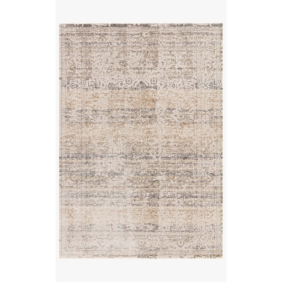 Homage HOM-02 Beige / Grey Area Rug-Loloi-LOLOI-HOMAHOM-02BEGY2034-Rugs2'-0" x 3'-4"-1-France and Son