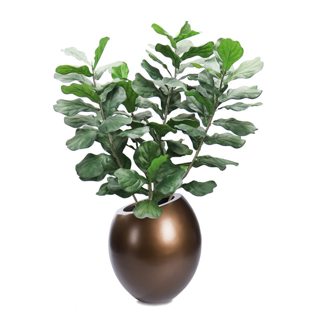 Fiddle Leaf in 29"H Sherry Planter-Gold Leaf Design Group-GOLDL-HY3703-29BR-Planters-1-France and Son