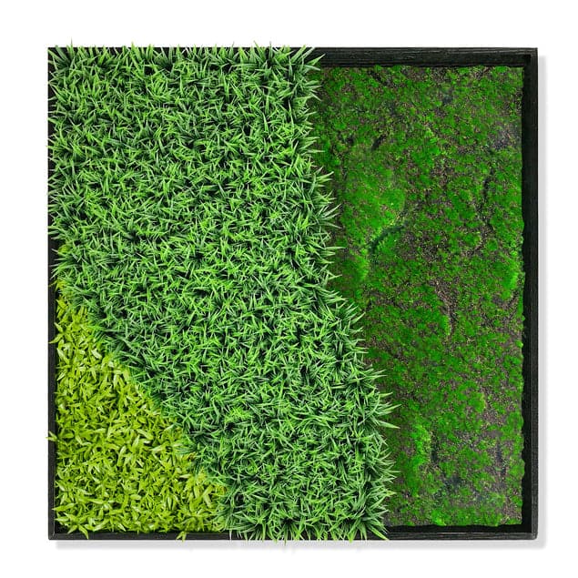 Green Wall, 'Wave Texture'-Gold Leaf Design Group-GOLDL-HY8468-4-Wall DecorStyle 2-2-France and Son