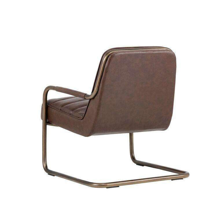 Lincoln Lounge Chair - Rustic Bronze-Sunpan-SUNPAN-102586-Lounge ChairsBlue-3-France and Son
