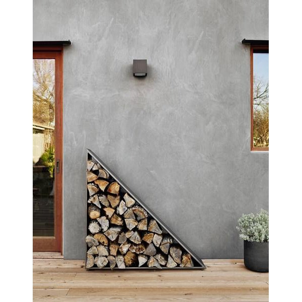 Nero Firewood Storage-Coated Gunmetal-Four Hands-FH-IELE-125-Outdoor Storage-2-France and Son