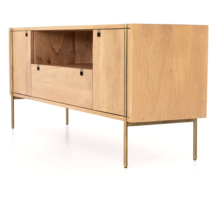 Carlisle Media Console-Four Hands-FH-101344-002-Media Storage / TV Stands-2-France and Son