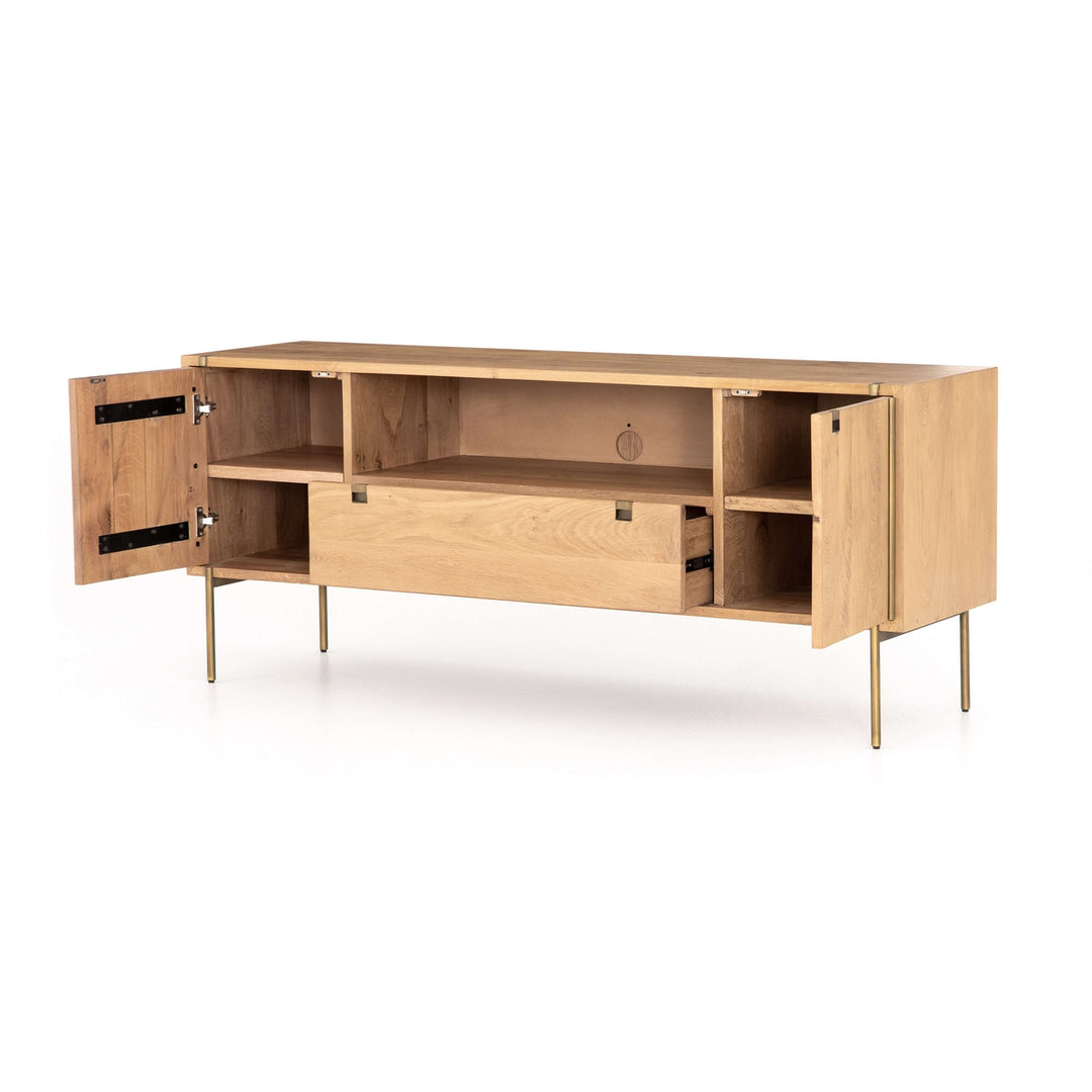 Carlisle Media Console-Four Hands-FH-101344-002-Media Storage / TV Stands-4-France and Son