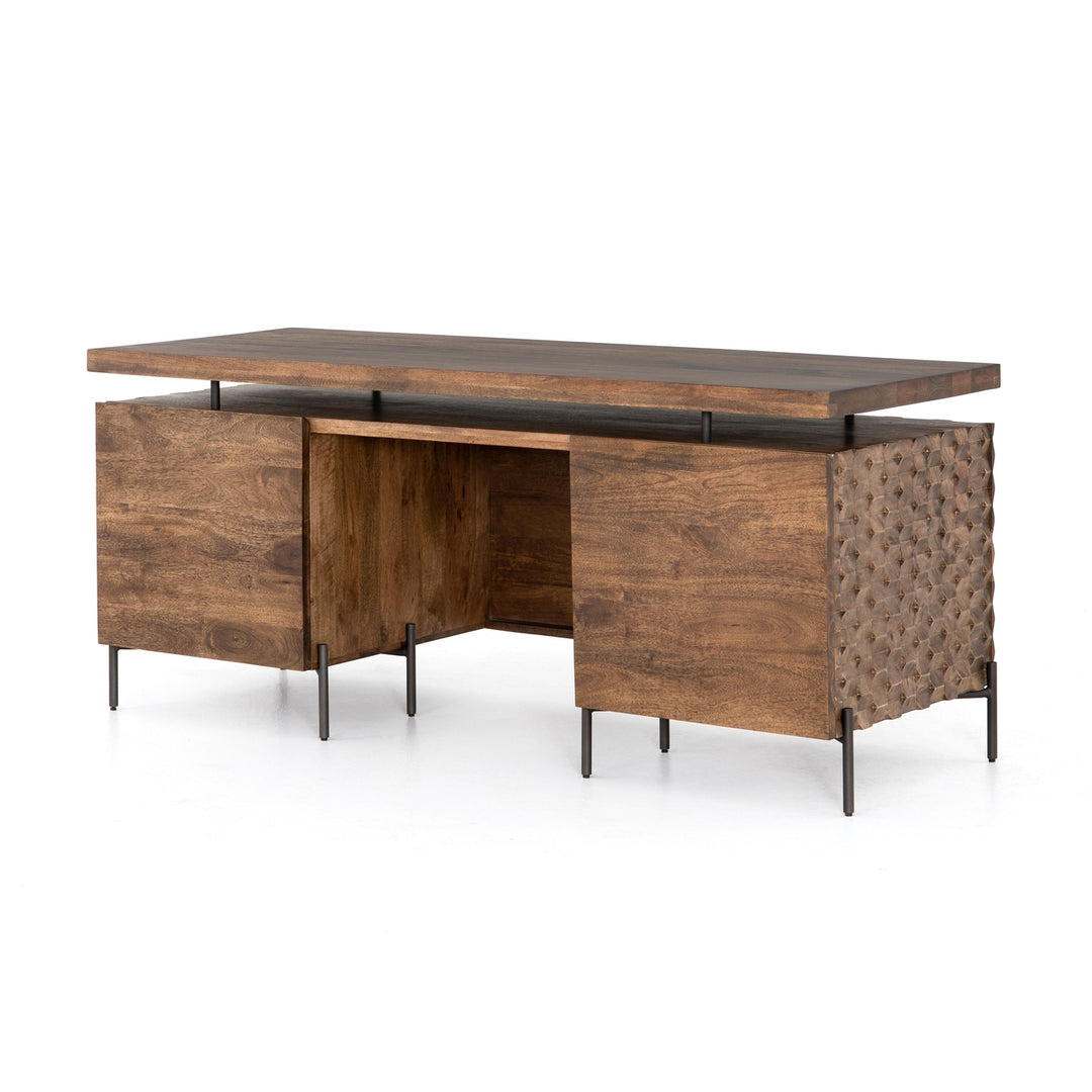 Raffael Desk-Antique Brown-Four Hands-FH-IFAL-040-Desks-1-France and Son