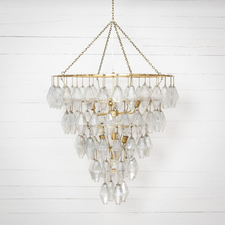 Adeline Large Round Chandelier-Four Hands-FH-IHTN-002A-Chandeliers-2-France and Son