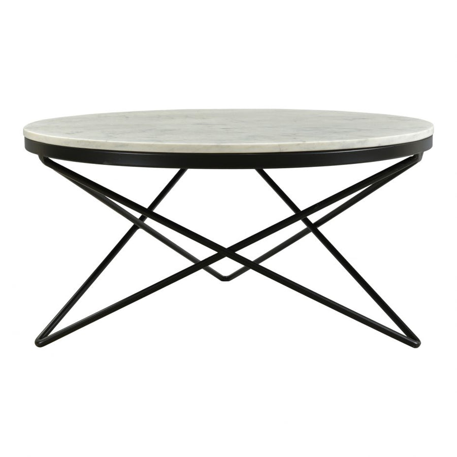 Haley Coffee Table Black Base-Moes-MOE-IK-1002-02-Coffee Tables-1-France and Son