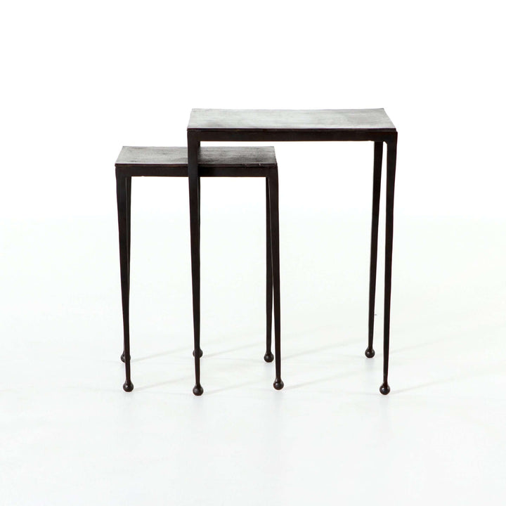Dalston Nesting End Tables-Four Hands-FH-101650-004-Side TablesAntique Rust-3-France and Son