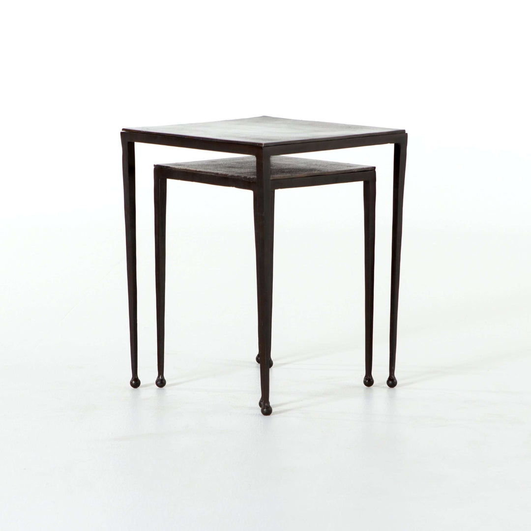 Dalston Nesting End Tables-Four Hands-FH-101650-004-Side TablesAntique Rust-4-France and Son