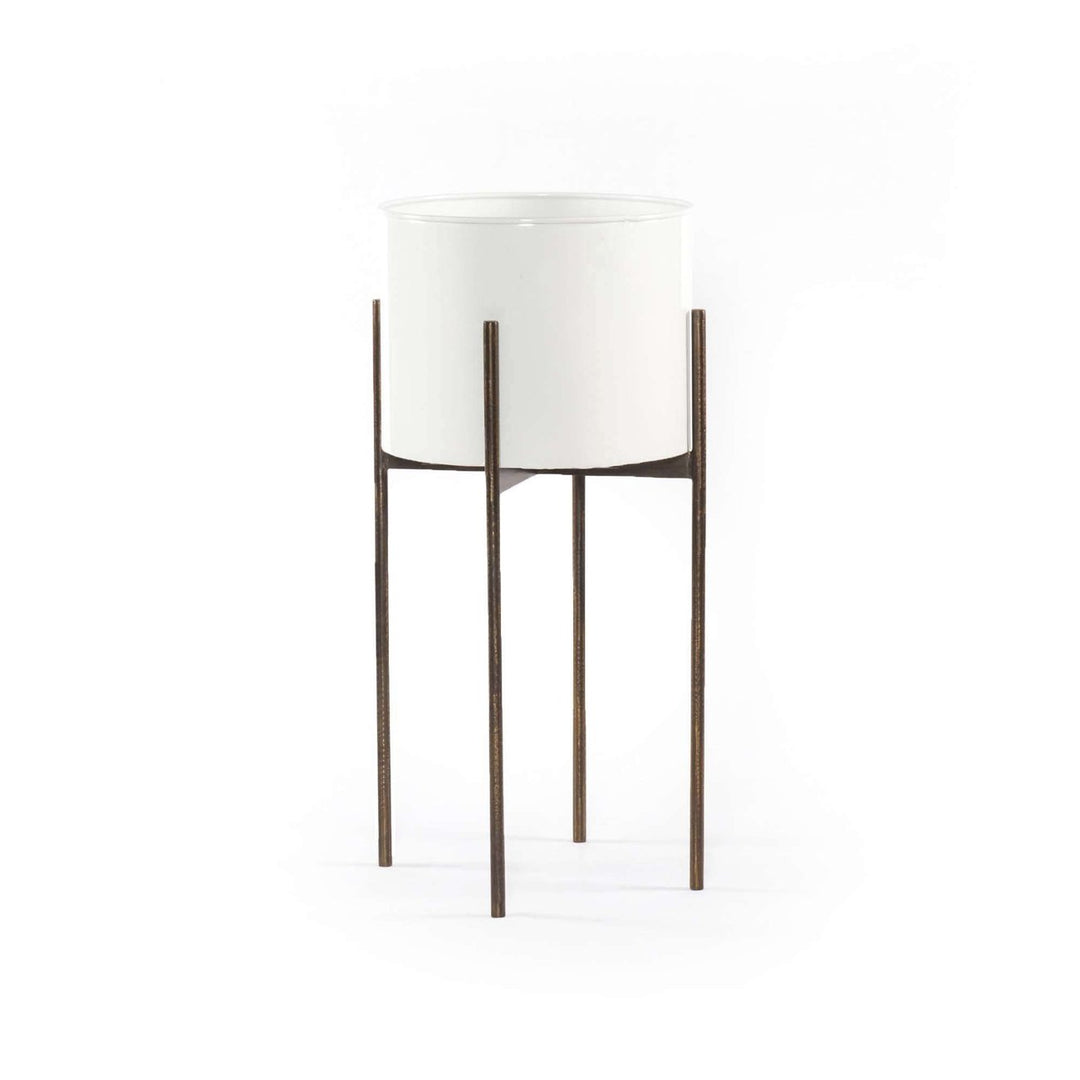 Jed Planter-Four Hands-FH-IMAR-184-DecorTall-White High Gloss-10-France and Son