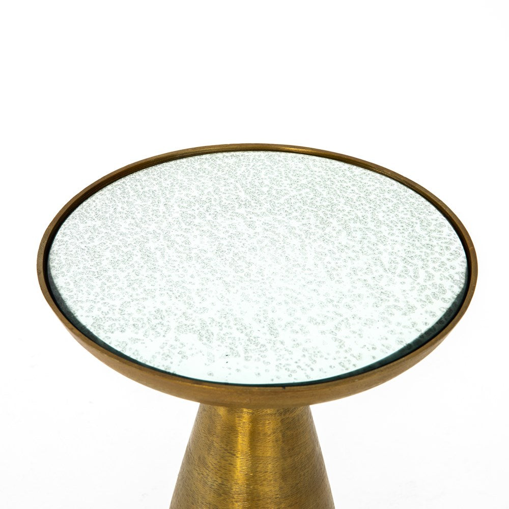 Marlow Mod Pedestal Table-Four Hands-STOCKR-FH-IMAR-48-BBS-Side TablesBrushed Brass-5-France and Son