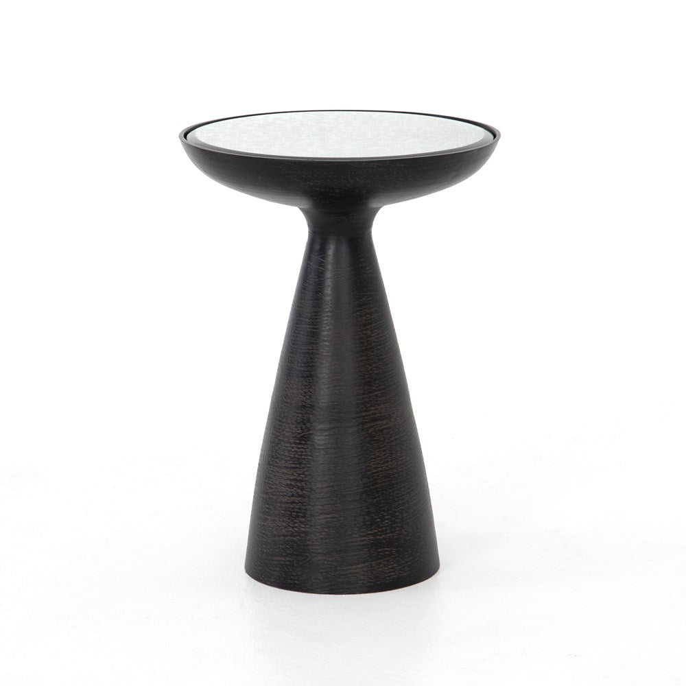 Marlow Mod Pedestal Table-Four Hands-FH-IMAR-48A-Side TablesBrushed Bronze-10-France and Son