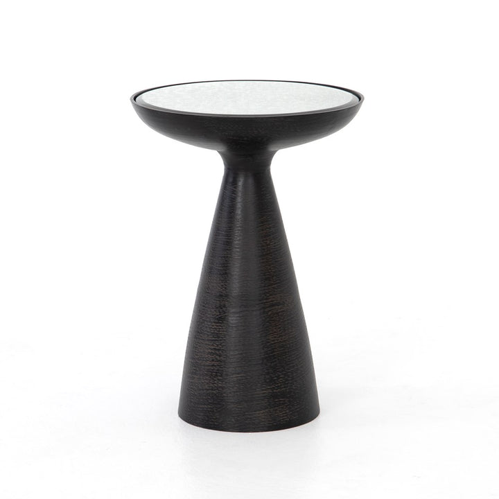 Marlow Mod Pedestal Table-Four Hands-FH-IMAR-48A-Side TablesBrushed Bronze-10-France and Son