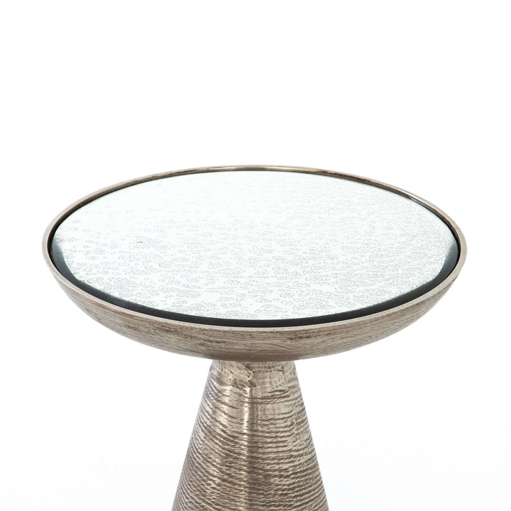 Marlow Mod Pedestal Table-Four Hands-STOCKR-FH-IMAR-48-BBS-Side TablesBrushed Brass-8-France and Son