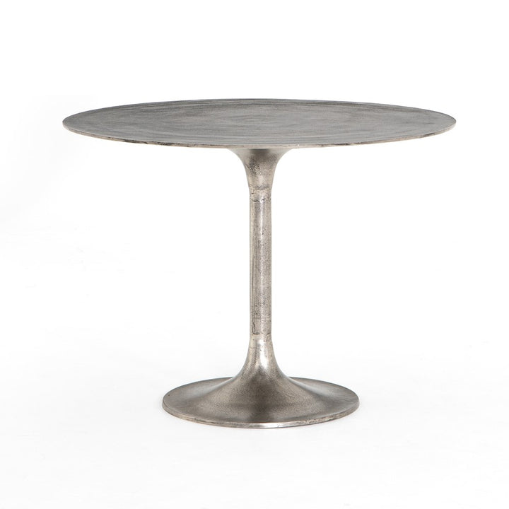 Simone Bistro Table-Four Hands-FH-IMAR-93A-Dining TablesRaw Antique Nickel-7-France and Son