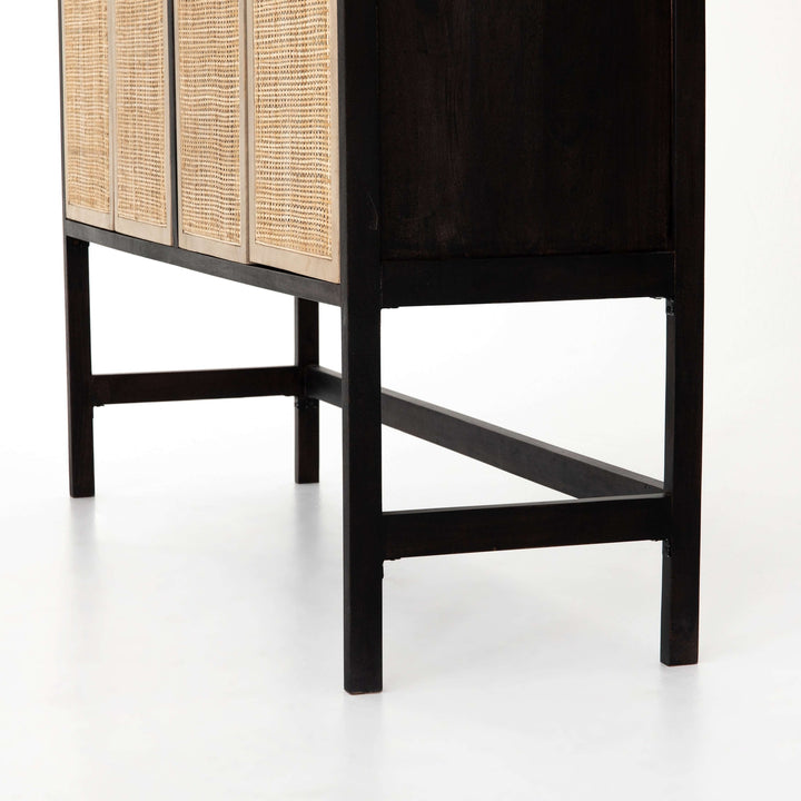 Caprice Cabinet-Four Hands-FH-108910-002-Bookcases & CabinetsBlack Wash Mango-3-France and Son