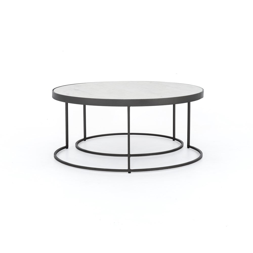 Evelyn Round Nesting Coffee Table-Four Hands-FH-IRCK-367-Coffee Tables-3-France and Son