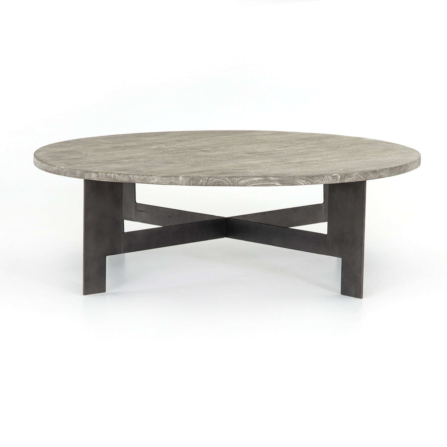 Round Coffee Table With Iron-Four Hands-FH-ISD-0173-Coffee Tables-1-France and Son