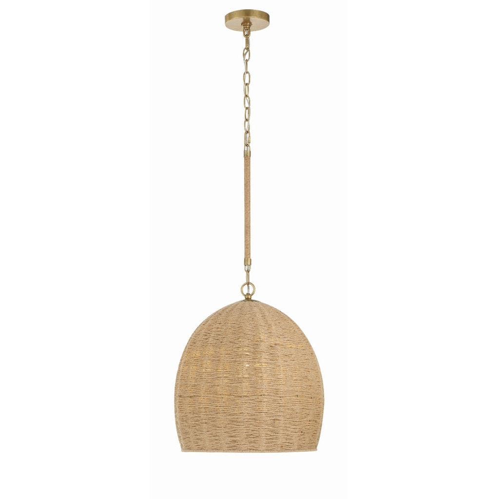 Jace 1 Light Pendant-Crystorama Lighting Company-CRYSTO-JAC-10500-SG-Pendants-1-France and Son