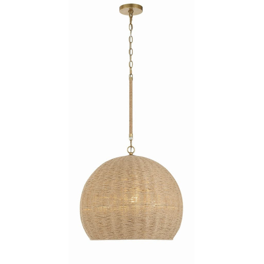 Jace 3 Light Soft Gold Pendant-Crystorama Lighting Company-CRYSTO-JAC-10503-SG-Pendants-1-France and Son