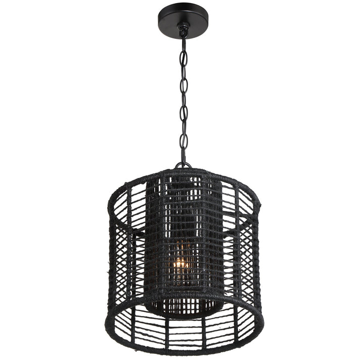 Jayna 1 Light Pendant-Crystorama Lighting Company-CRYSTO-JAY-A5001-BS-PendantsBurnished Silver-4-France and Son