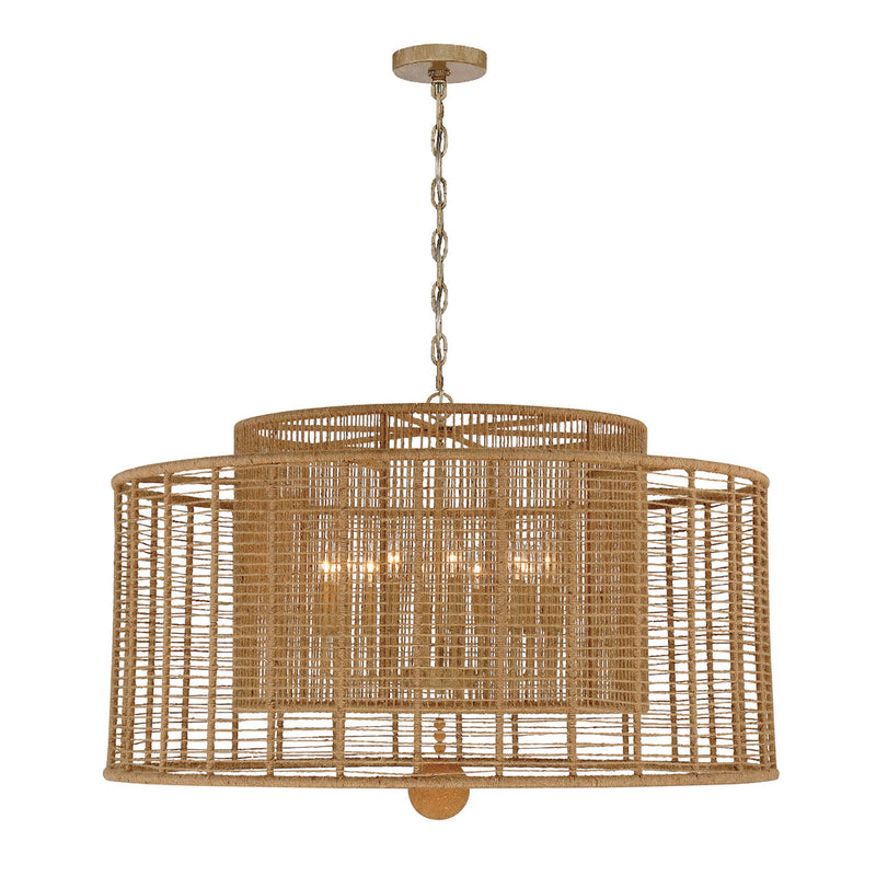 Jayna 12 Light Chandelier-Crystorama Lighting Company-CRYSTO-JAY-A5009-BS-Chandeliers-1-France and Son